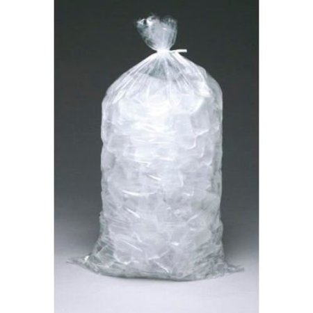 LK PACKAGING Metallocene Ice Bags, 9"W x 18"L, 1.2 Mil, 5 Lb. Capacity, Clear, 1000/Pack H18MET